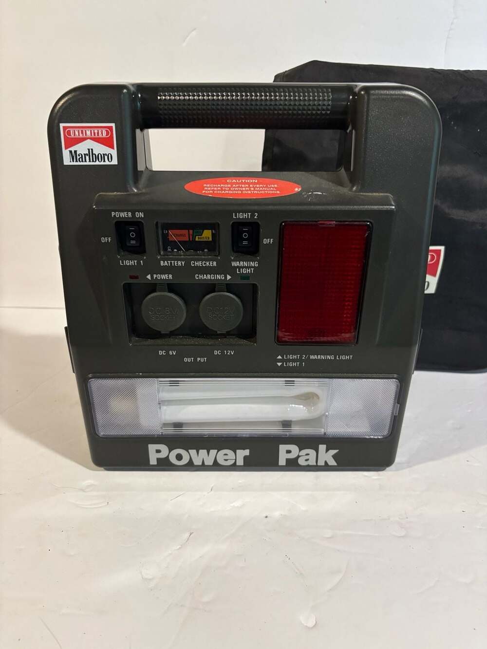 VTG 1990's Marlboro Unlimited Power Pak Power Booster/Battery Jumper Cables has